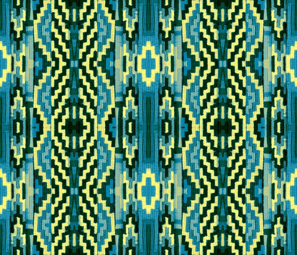 Geometric pattern on the fabric — Stock Photo, Image